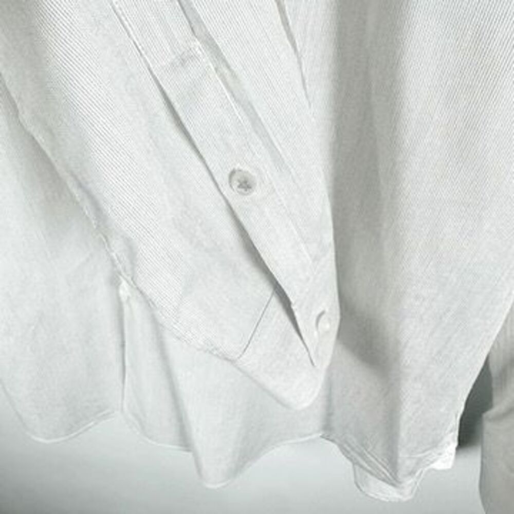 John Varvatos Regular Fit Button shirt Logo Cotton Stretch Mens size 15.5 34/35 - Picture 3 of 11